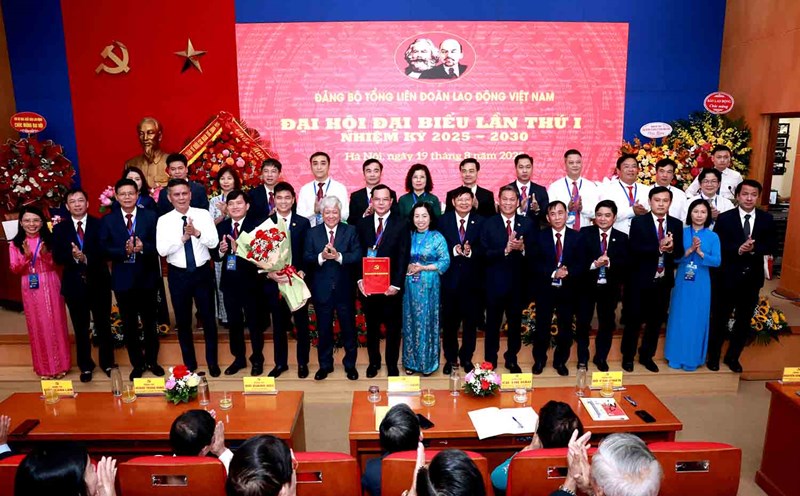The 1st Party Congress of the Vietnam General Confederation of Labor: Proposing breakthrough solutions for the period 2025 - 2030