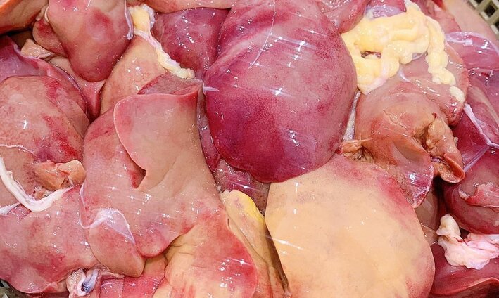 Chicken liver is one of the sources of iron supplementation for the body but should not be overused in use. Photo: Kieu Vu