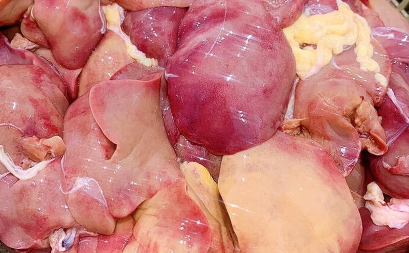 Chicken liver is one of the sources of iron supplementation for the body but should not be overused in use. Photo: Kieu Vu