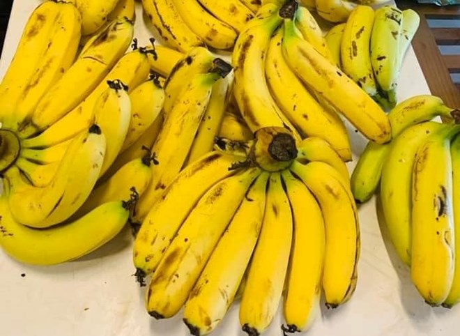 Bananas are one of the fruits that help limit insomnia, avoiding the risk of kidney failure. Photo: Kieu Vu