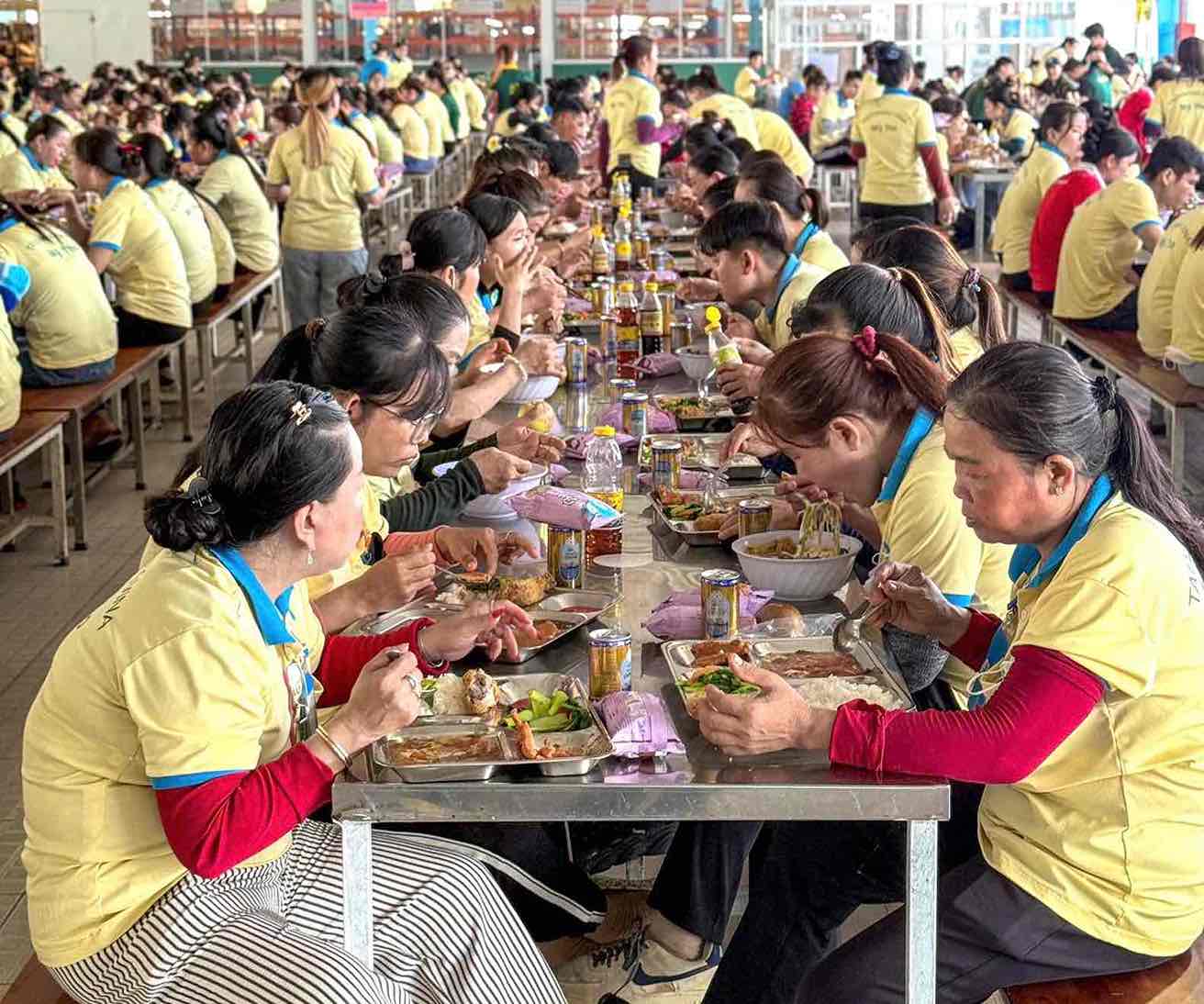 Bua com Cong doan tai Cong doan Bo phan My Tho.