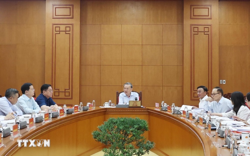 General Secretary To Lam worked with the Central Steering Committee to celebrate major holidays and important historical events of the country. Photo: VNA