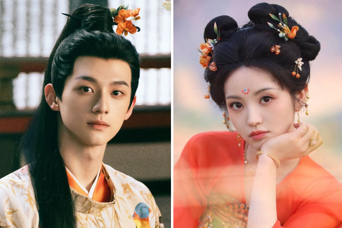 Lai Vi Minh and Dien Hi Vi were caught up in dating rumors. Photo: Producer