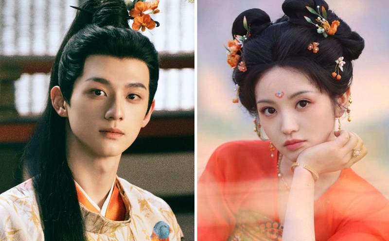 Lai Vi Minh and Dien Hi Vi were caught up in dating rumors. Photo: Producer