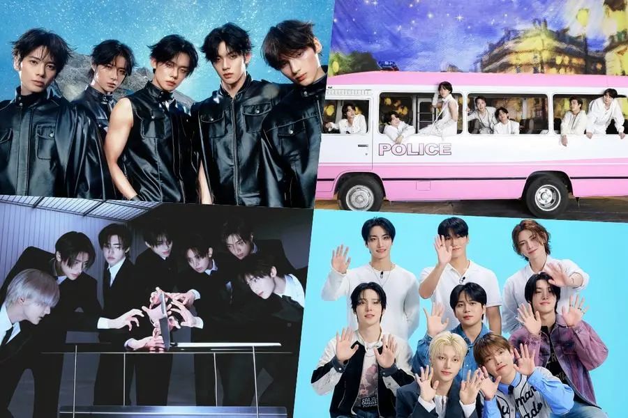 TXT, BTS and other groups topped the chart. Photo: Lotte.