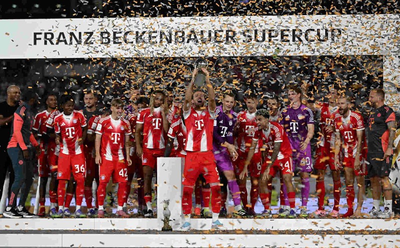 Bayern Munich won the 2025 German Super Cup. Photo: AFP