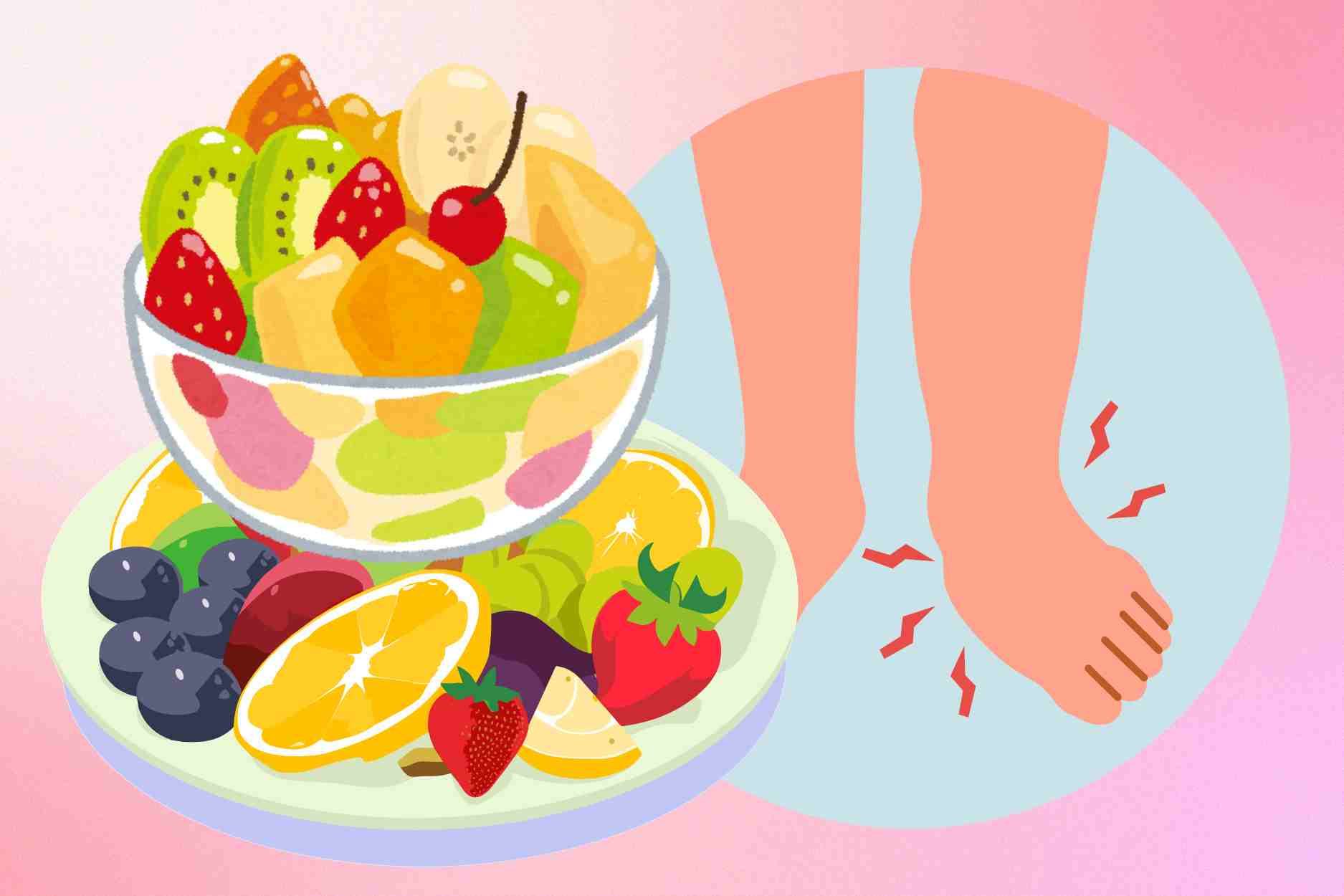 3 types of fruit that help reduce water retention, eliminate swelling and edema