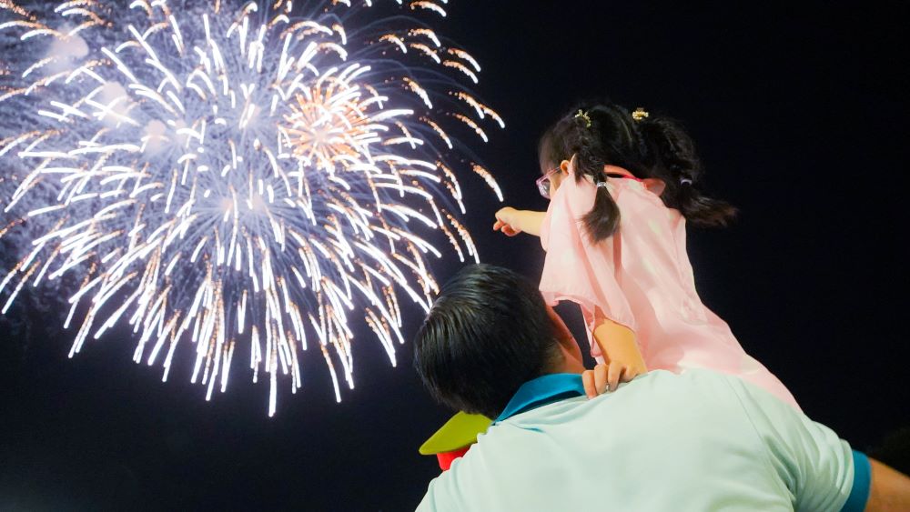 Can Tho City will launch artistic fireworks to celebrate the 80th anniversary of the August Revolution (August 19, 1945 - August 19, 2025) and the National Day of the Socialist Republic of Vietnam (September 2, 1945 - September 2, 2025). Photo: Ta Quang