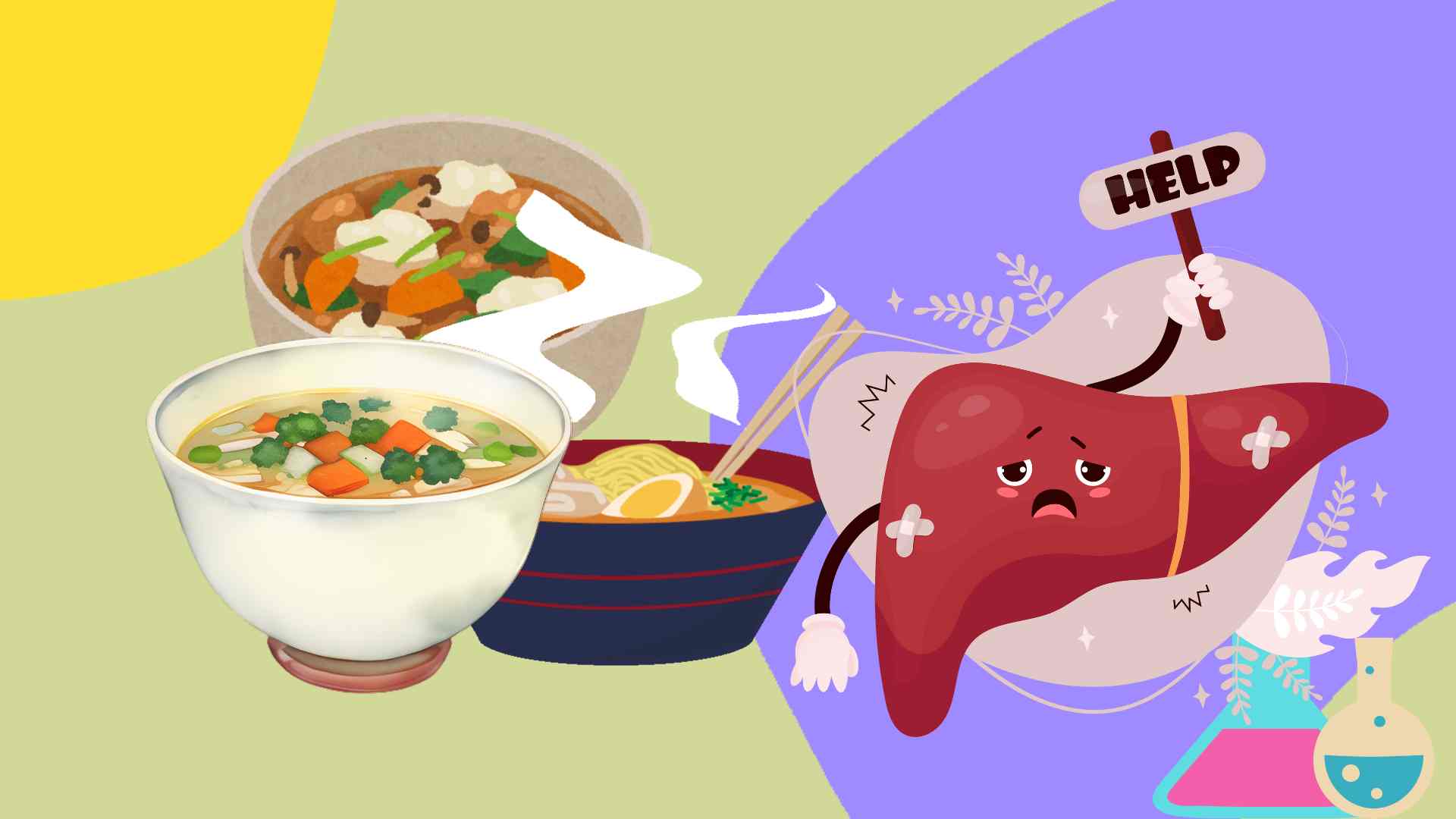 3 cool soups that help detoxify the liver and stabilize liver enzymes. Graphic photo: Thai Anh