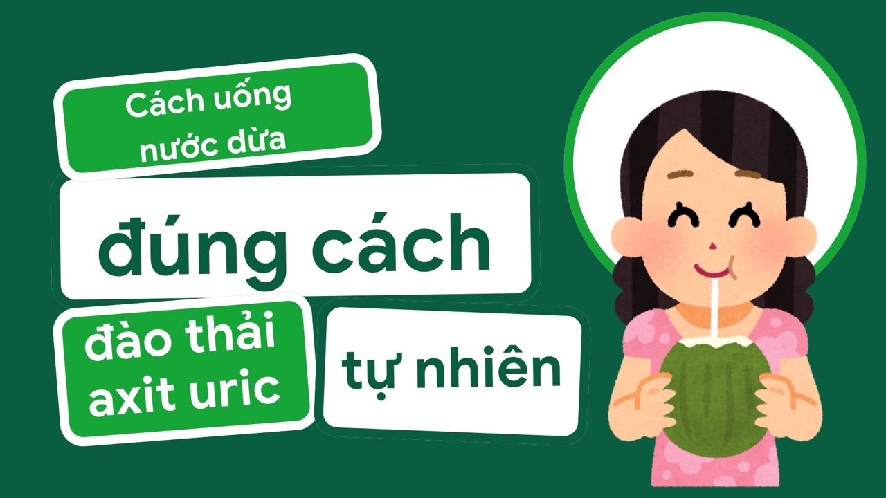 ココナッツウォーターを正しく飲むと、尿酸の自然な排出をサポートするのに役立ちます。写真:Huong Son