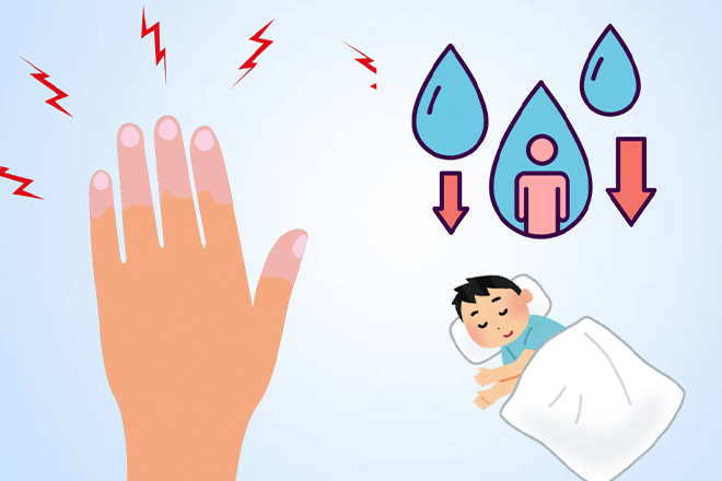 Causes of swollen hands in the morning. Graphics: Thien Nhan