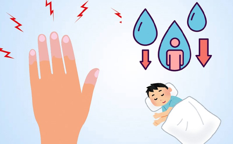 Causes of swollen hands in the morning. Graphics: Thien Nhan