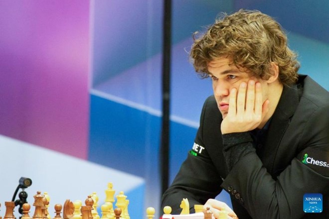 Magnus Carlsen won the chess championship at the 2025 eSports World Cup. Photo: Xinhua