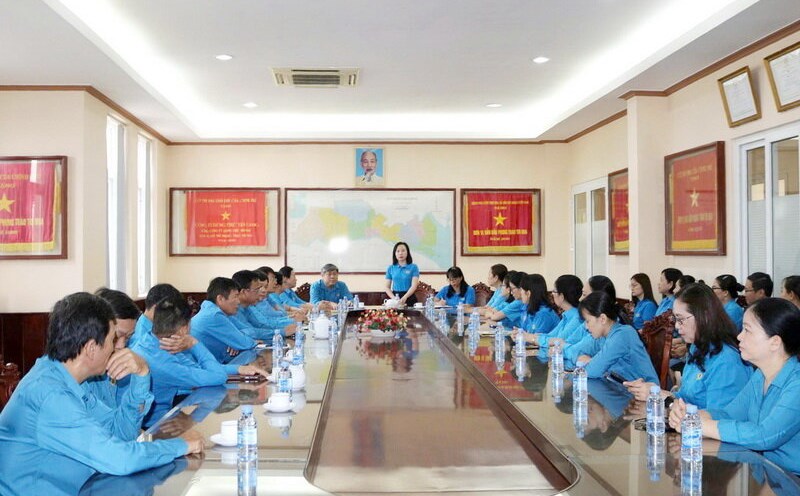 Conference of the Executive Committee of the Trade Union to expand the Southern Food Corporation. Photo: Thanh Chau