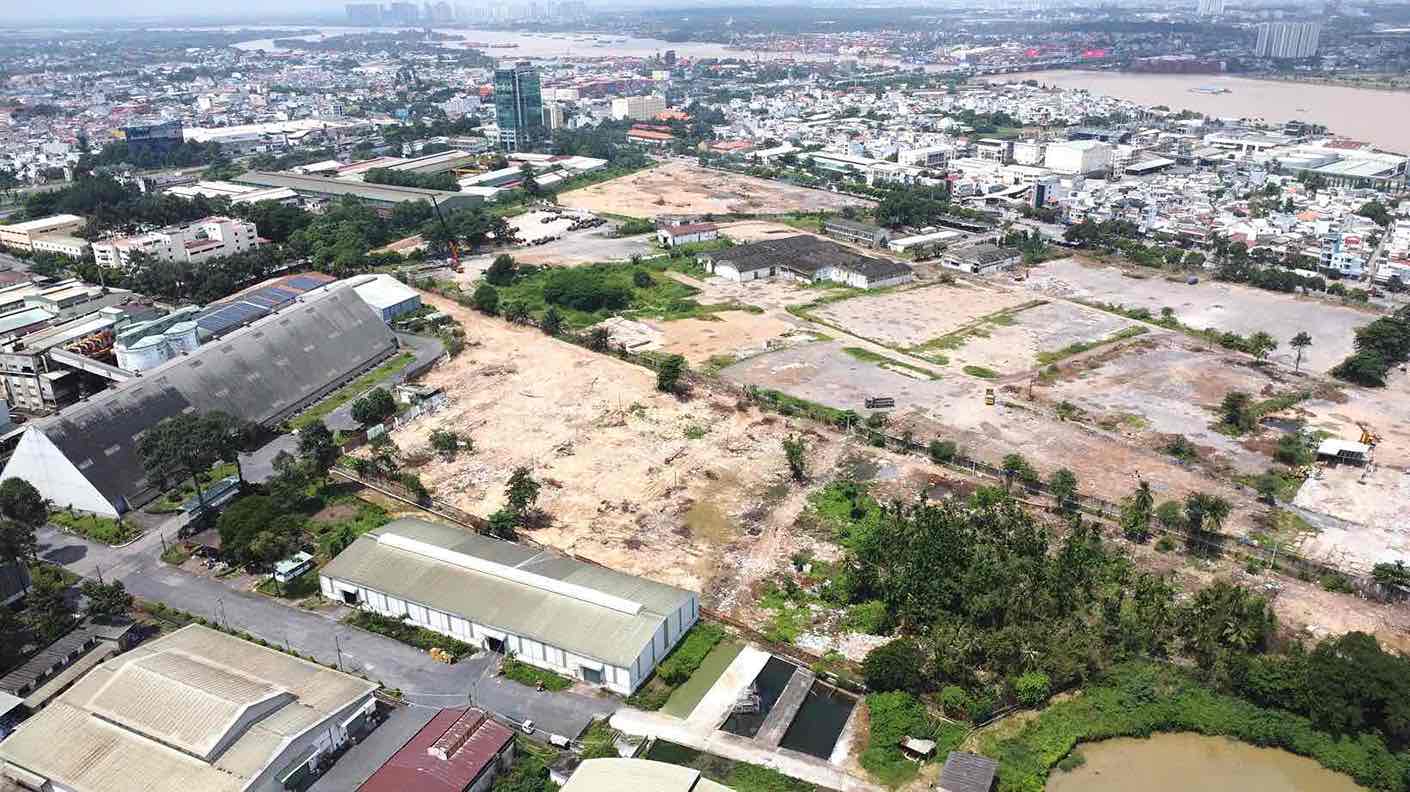 Muchas empresas han sido desmanteladas y trasladadas fuera del parque industrial de Bien Hoa 1. Foto: HAC
