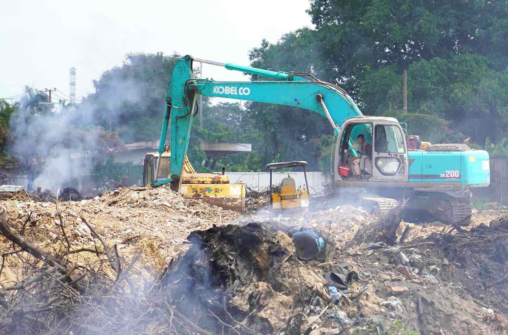 Nhung cong viec cuoi cung dang duoc trien khai.