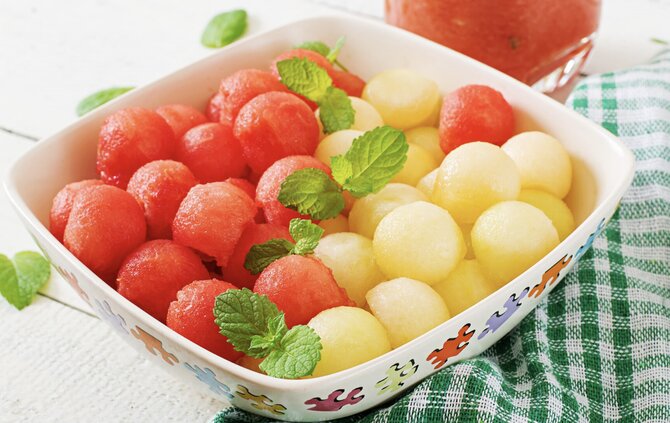 Which watermelon and melon are better for digestion? Photo: Thuy Duong