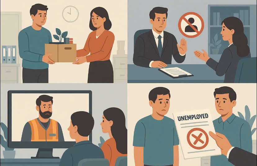 Les cas de resiliation des allocations de chomage a partir du 1er janvier 2026. Graphique : Huong Giang