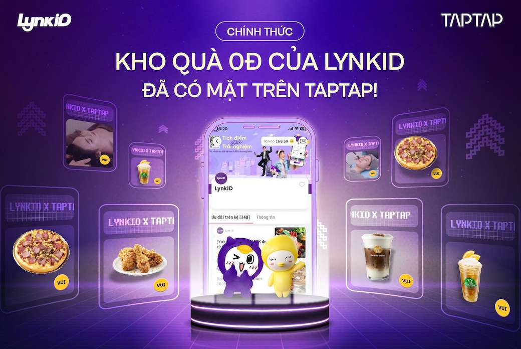 Thang 7.2025, su kien ra mat “Kho qua 0D” cua LynkiD - doi tac chinh thuc cung cap dich vu loyalty cua VPBank ngay tren nen tang TAPTAP. Anh: VPBank