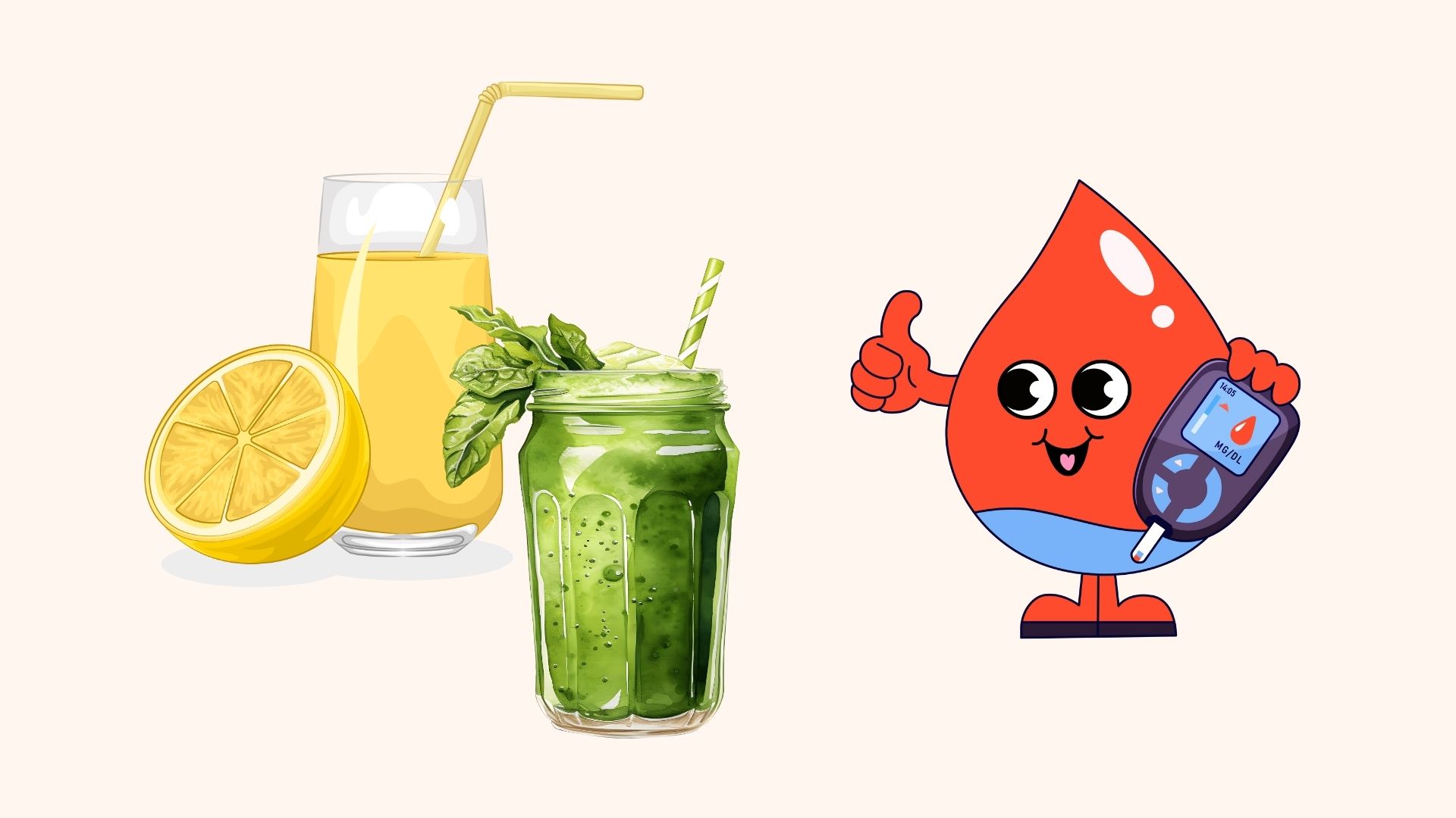 Boissons ideales pour le petit-dejeuner pour ceux qui veulent controler leur glycemie. Graphique : Linh Dan