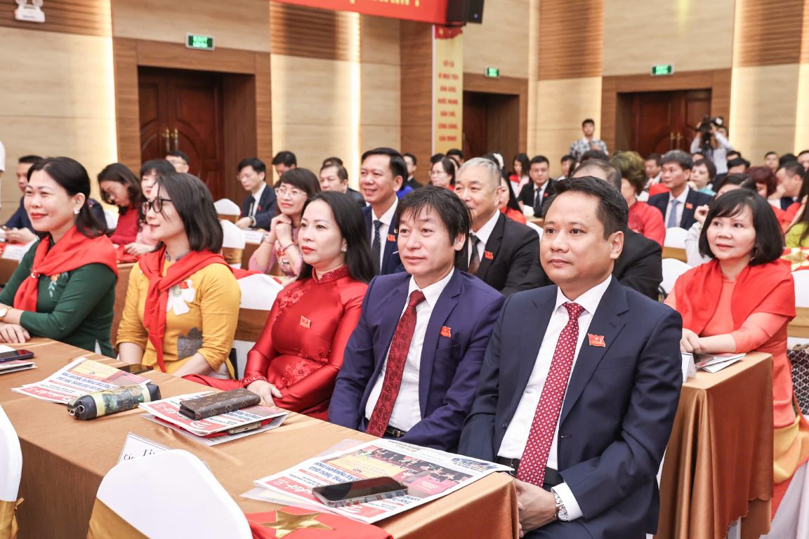 Dai bieu tham du dai hoi. Anh: Quang Vinh 