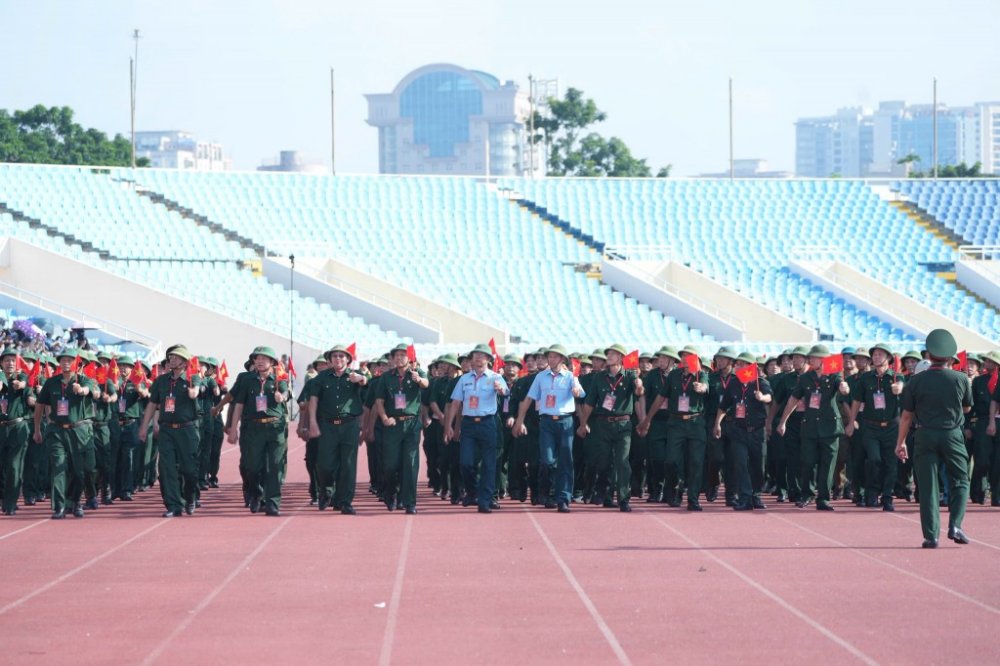 13 khoi dieu hanh hop luyen sang 20.8. Anh: Pham Manh