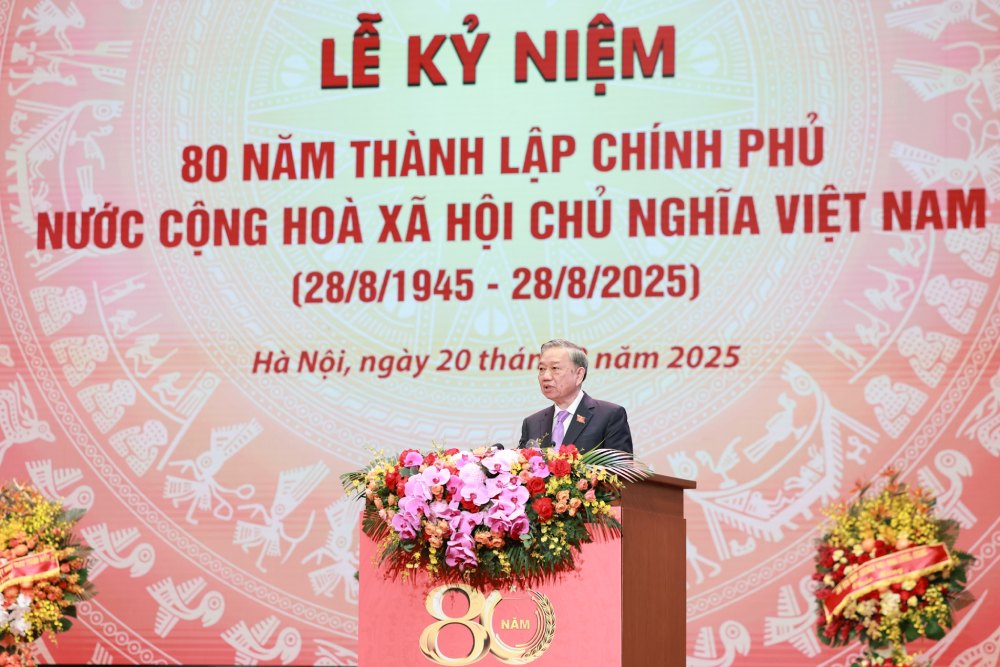 Tong Bi thu To Lam phat bieu. Anh: Hai Nguyen