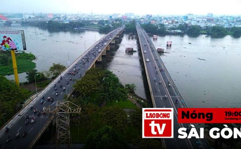 Hot Saigon: Note the delay in banning cars from crossing the arterial bridge of the Northeast gateway