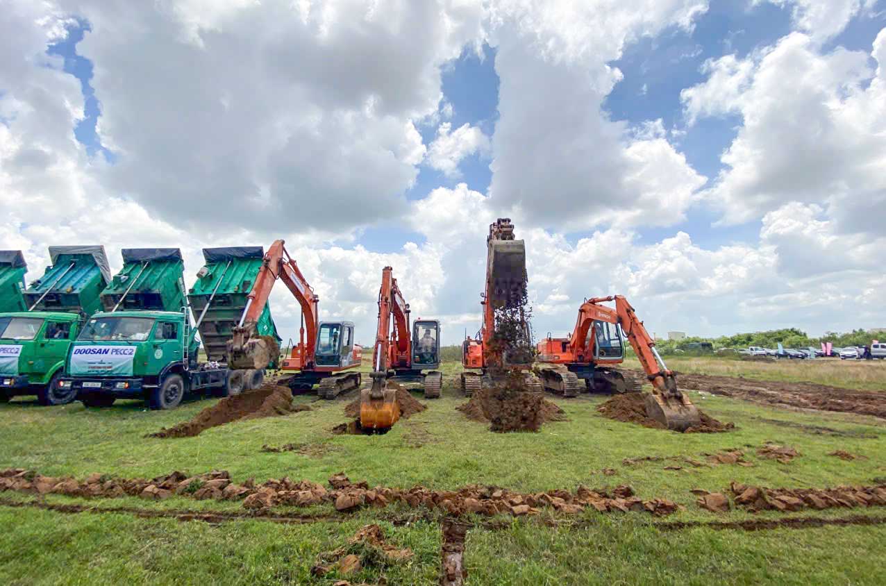 오몬 IV 화력 발전소 건설 공식 착공. 사진: Petrovietnam 제공.