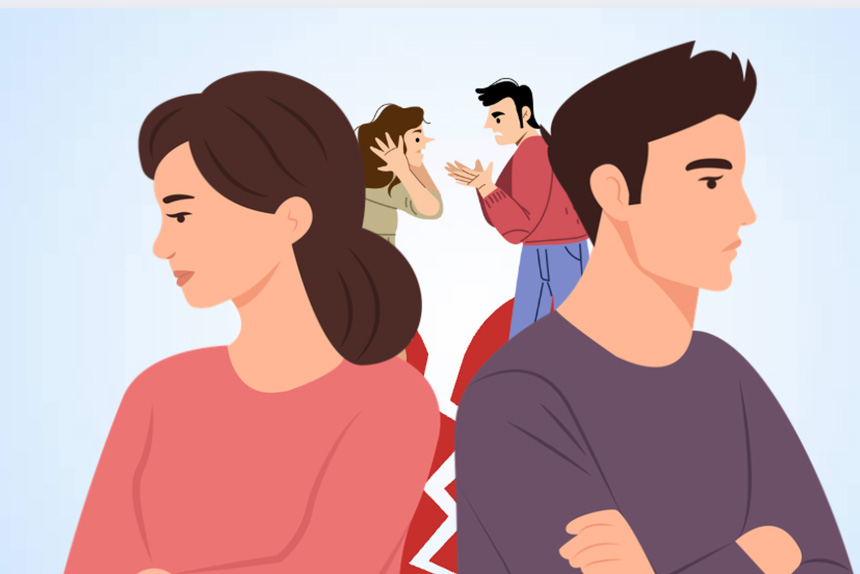 Signs of a marriage without love and happiness. Graphics: Thien Nhan