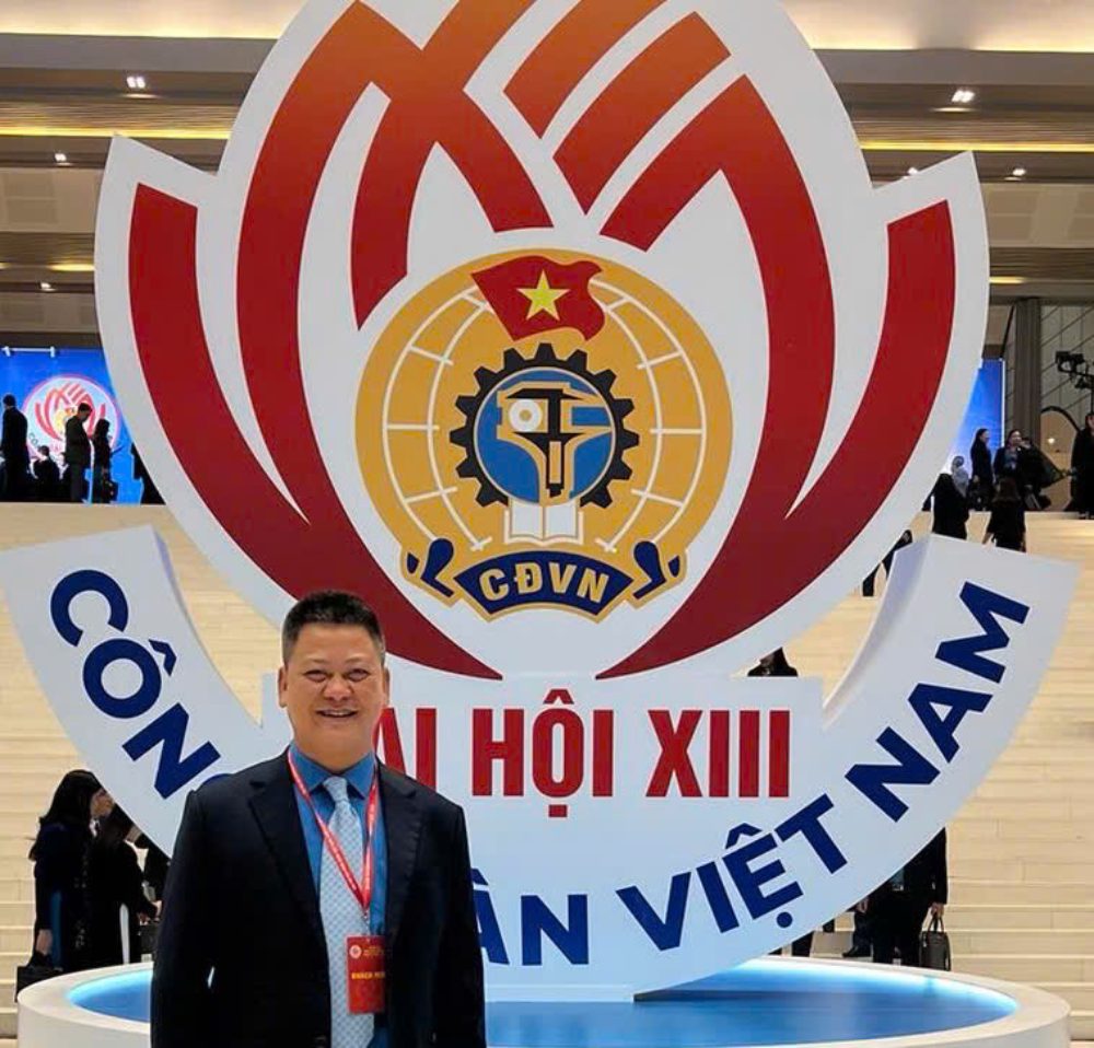 Ong Ngo Dai Dong – Uy vien Ban Chap hanh Dang bo Tong Lien doan, Bi thu Dang uy, Chu tich Hoi dong thanh vien Cong ty TNHH MTV Du lich Cong doan Viet Nam. Anh: Minh Hanh 