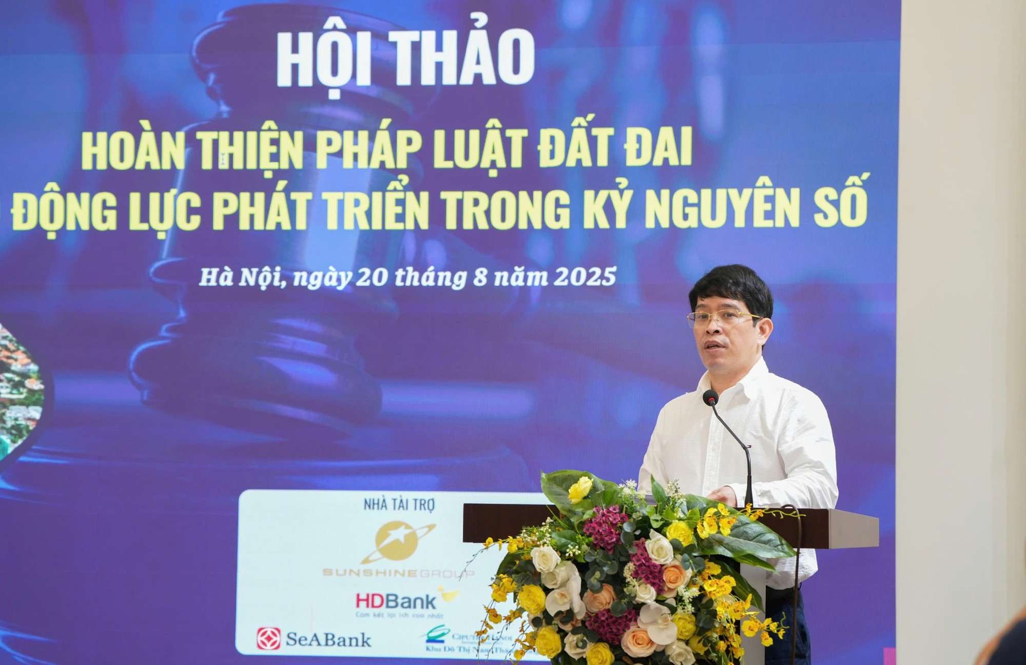 PGS.TS Nguyen Dinh Tho, Pho Vien truong Vien Chien luoc, Chinh sach Nong nghiep va Moi truong (Bo Nong nghiep va Moi truong). Anh: Nguyen Anh 