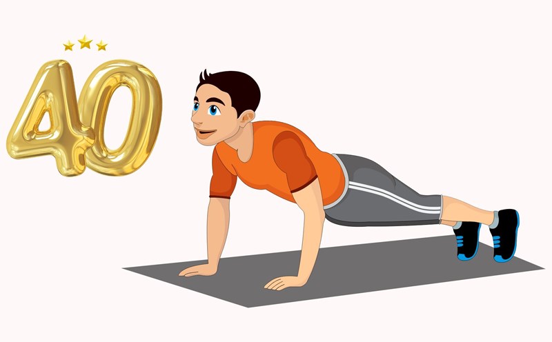 Plank exercises that switch to push-ups test endurance, shoulder strength and the ability to control the body in a state of fatigue. Graphics: Thanh Thanh