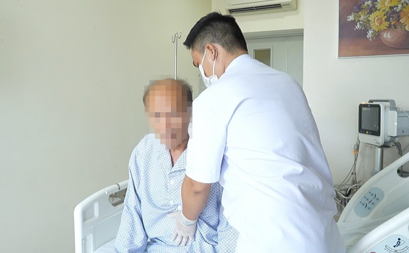 A case of a patient with cardiac arrest was successfully treated and treated. Photo: Provided by the hospital