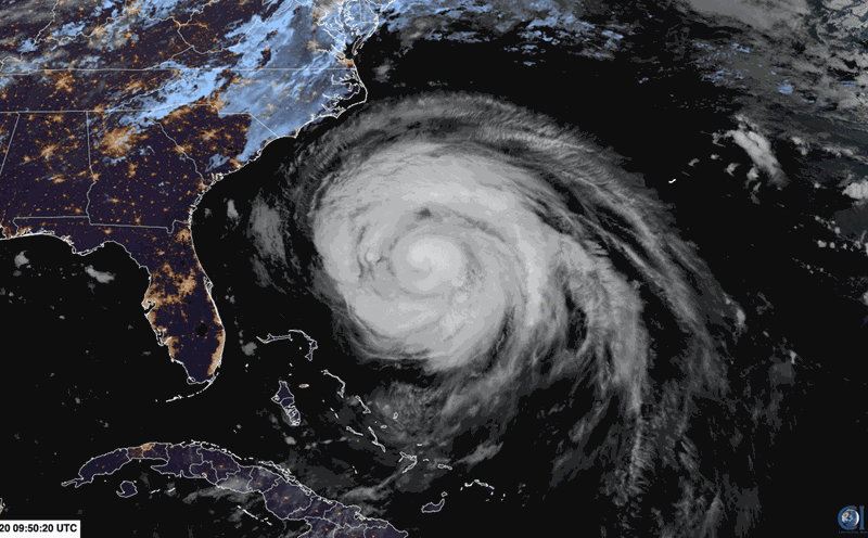 Hurricane Erin is approaching the U.S. East Coast. Photo: NOAA