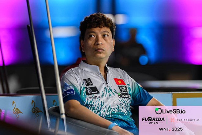 Snooker Duong Quoc Hoang is determined to compete with high results at the US Open 2025 billiards tournament. Photo: Matchroom