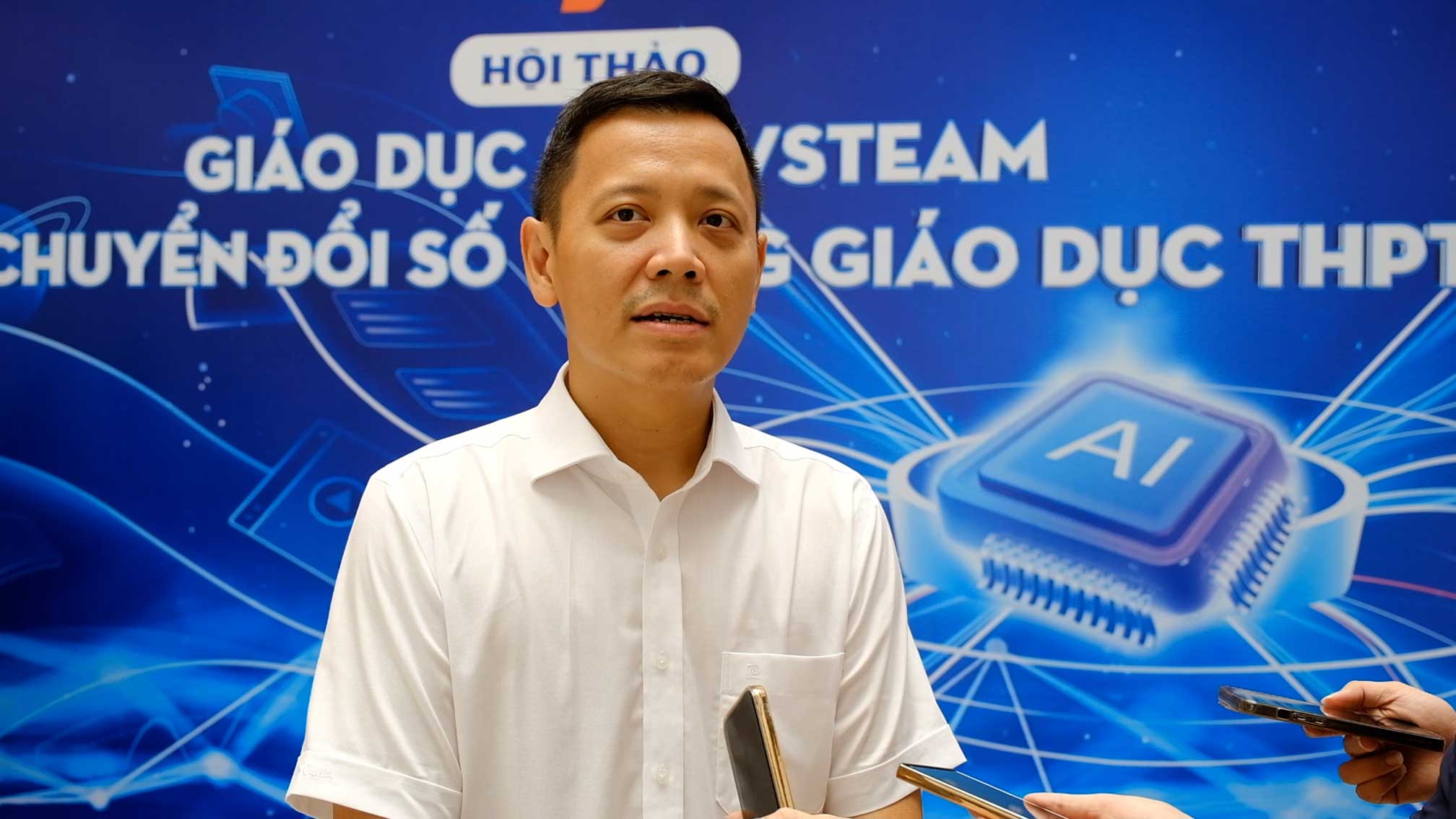 GS.TS Le Anh Vinh - Vien truong Vien Khoa hoc Giao duc Viet Nam. Anh: My Ly