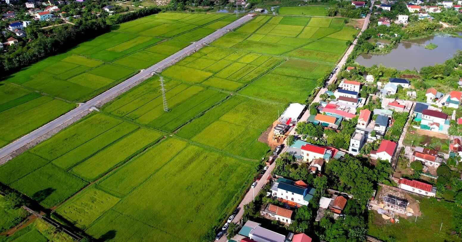 Lugar del area de reasentamiento en el barrio de Dong Son. Foto: Hai Van