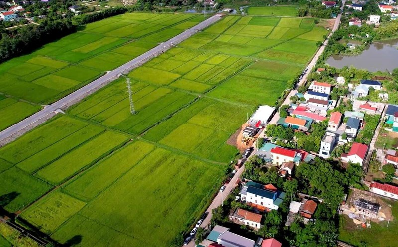 Location of the resettlement area in Dong Son ward. Photo: Hai Van