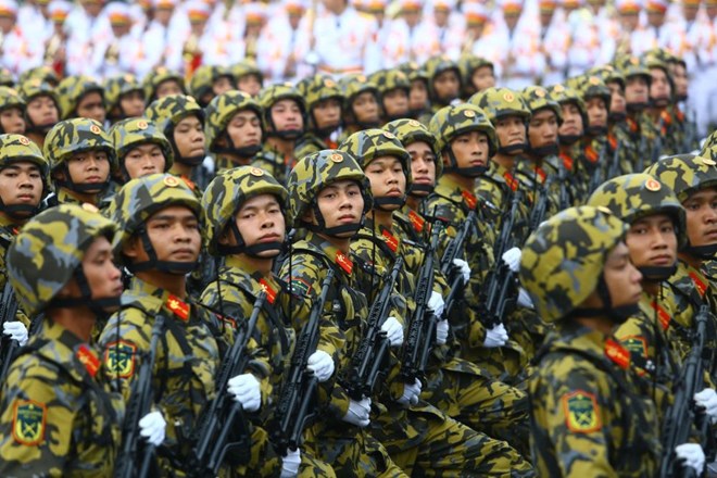 The Ministry of Health ensures medical work to serve people watching parades and parades. Photo: Tran Vuong