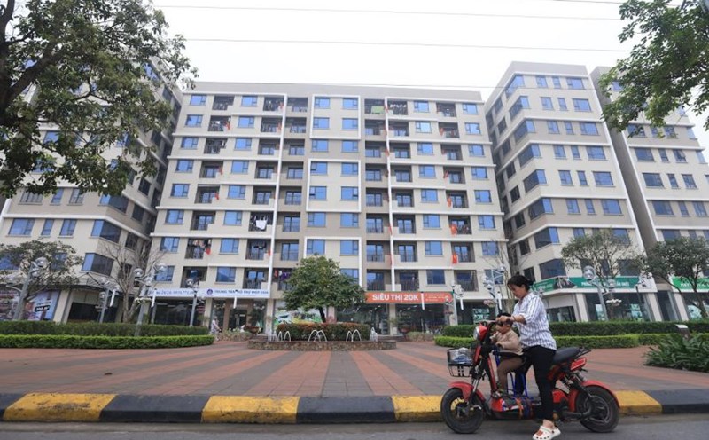Viglacera social housing area, Yen Phong, Bac Ninh. Photo: Hai Nguyen