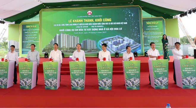 Dự án nhà ở xã hội đầu tiên tại Ninh Bình được thiết kế 6 vườn treo