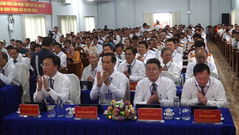 Dai bieu tham du Dai hoi xa Ninh Quoi, tinh Ca Mau. Anh: Nhat Ho