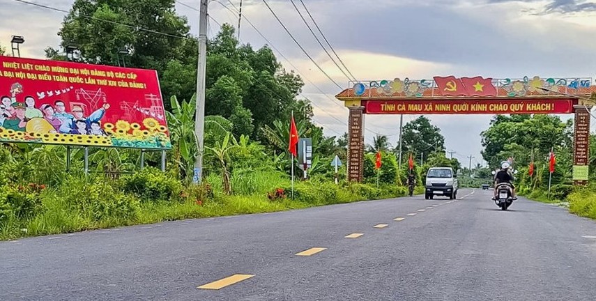 Xa Ninh Quoi, tinh Ca Mau ngay cang phat trien. Anh: Nhat Ho