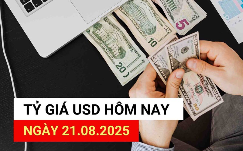 USD exchange rate today, August 21, 2025.