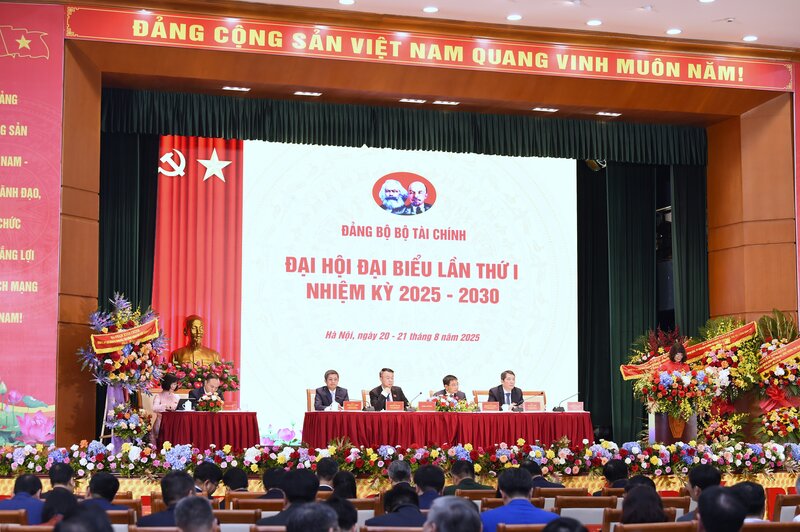 Dang bo Bo Tai chinh lan thu I, nhiem ky 2025 - 2030, dien ra sang 21.8. Anh: Duc Minh