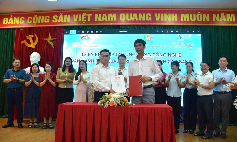 La provincia de Cao Bang utilizara la tecnologia en la gestion y operacion del deporte Pickleball. Foto: Thanh Luong