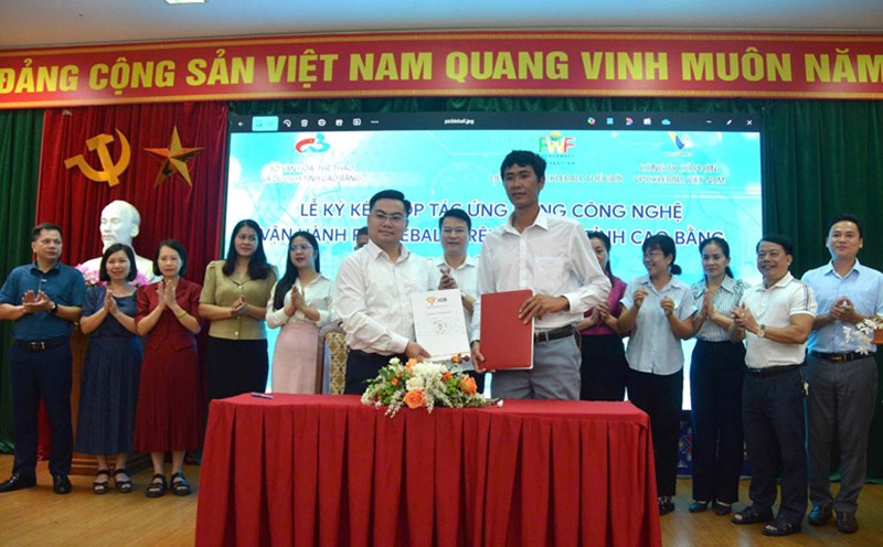 Cao Bang province will use technology in managing and operating the sport of Pickleball. Photo: Thanh Luong