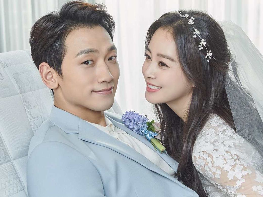 Bi Rain and Kim Tae Hee. Photo: Story J Company