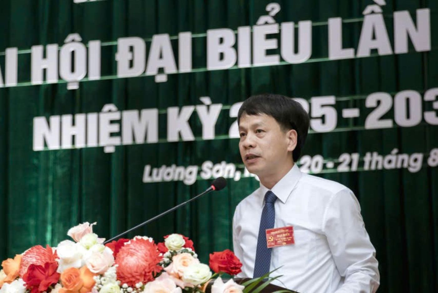 Mr. Nguyen Minh Canh was appointed to hold the position of Secretary of the Party Committee of Luong Son commune, Thanh Hoa. Photo: Tran Lam